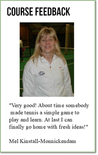 Fun Games and Drills Course Feedback Mel Kinstall-Monnickendam